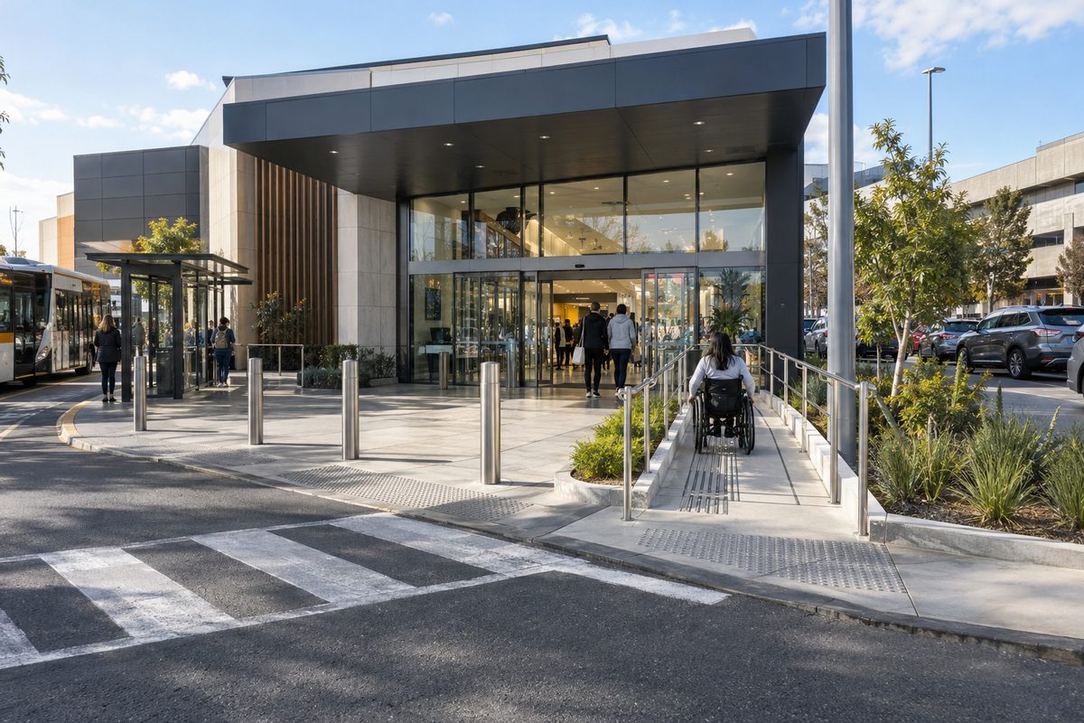 getting to highpoint: public transport, parking and accessible entrances